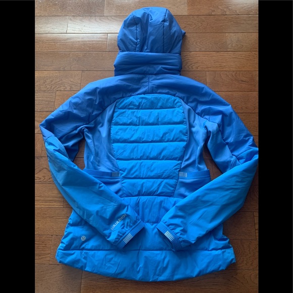 LULULEMON DOWN FOR IT ALL JACKET/COAT-BLUE NILE,10 - Picture 4 of 15